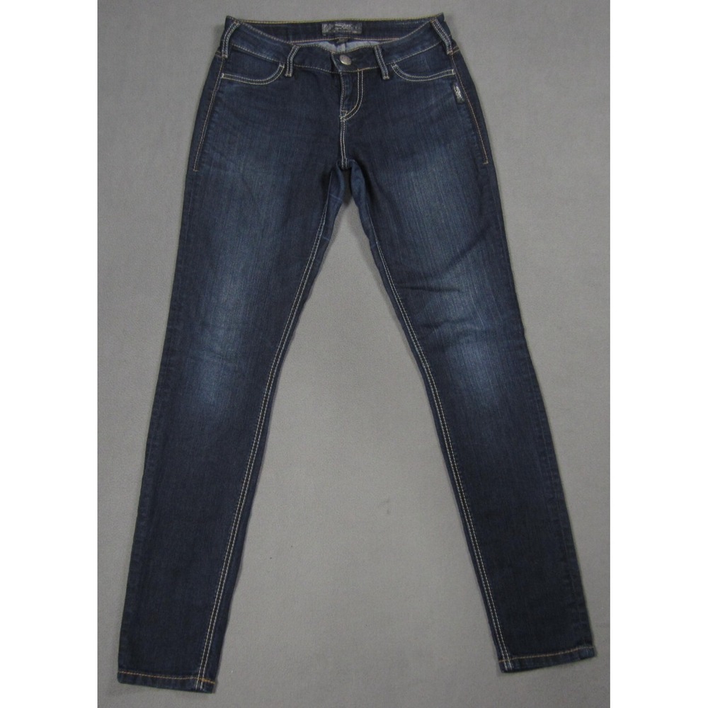 Silver Jeans Suki Jegging Womens 27x31 Low Rise Dark Wash‎ Blue Denim Curvy Fit